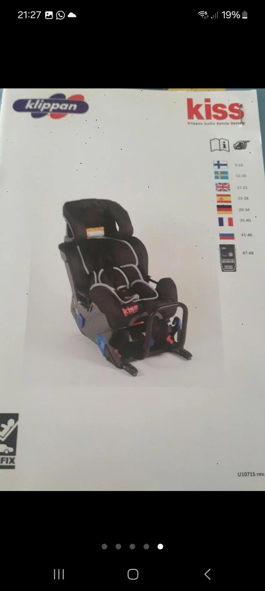 Seggiolino auto per bambini Gruppo 0+1