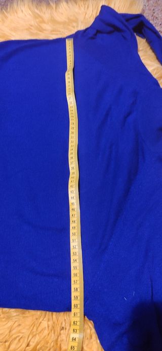 Jersey azul con faldón XL
