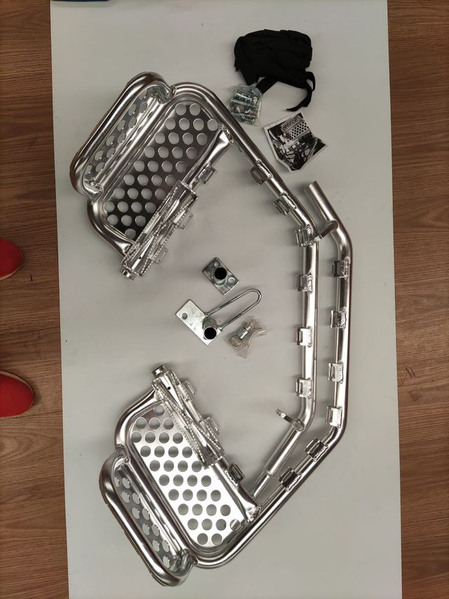 YAMAHA YFZ 450 PARRILLAS CON TALONERA, EN ALUMINIO
