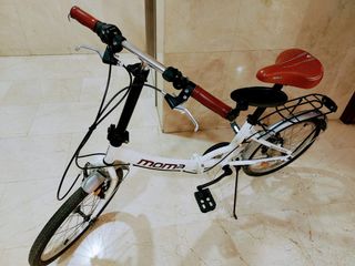 BICICLETA PLEGABLE FIRST CLASS 2 MOMA Blanca