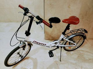 BICICLETA PLEGABLE FIRST CLASS 2 MOMA Blanca