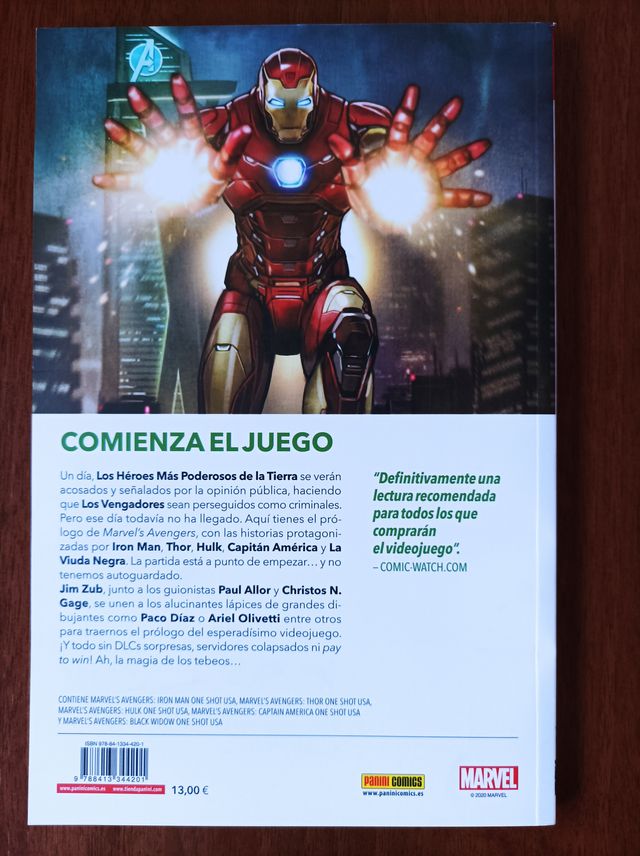 Los Vengadores: Gamerverse - Prólogo (Panini)