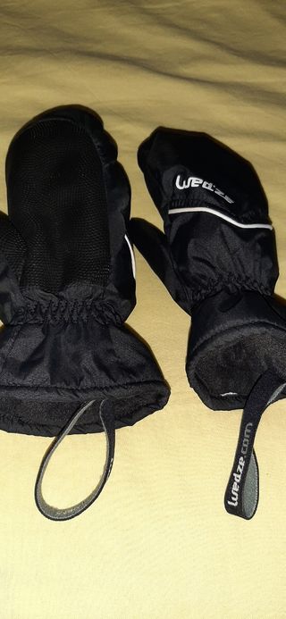 Manoplas nieve + pantalón agua-nieve  impermeable