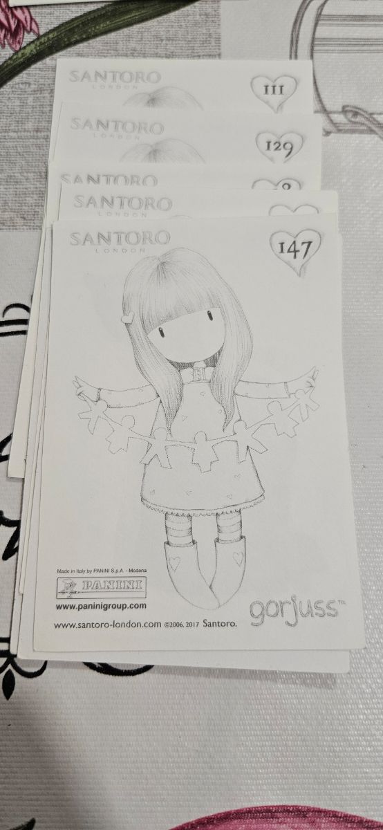 LOTE 20 CROMOS GORJUSS 2017