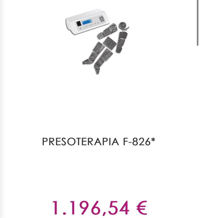 equipo de presoterapia F-826