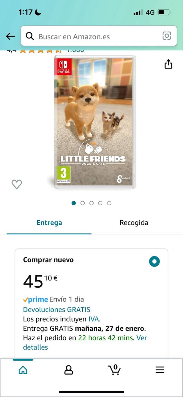 Juego Little Friend de Switch Nintendo
