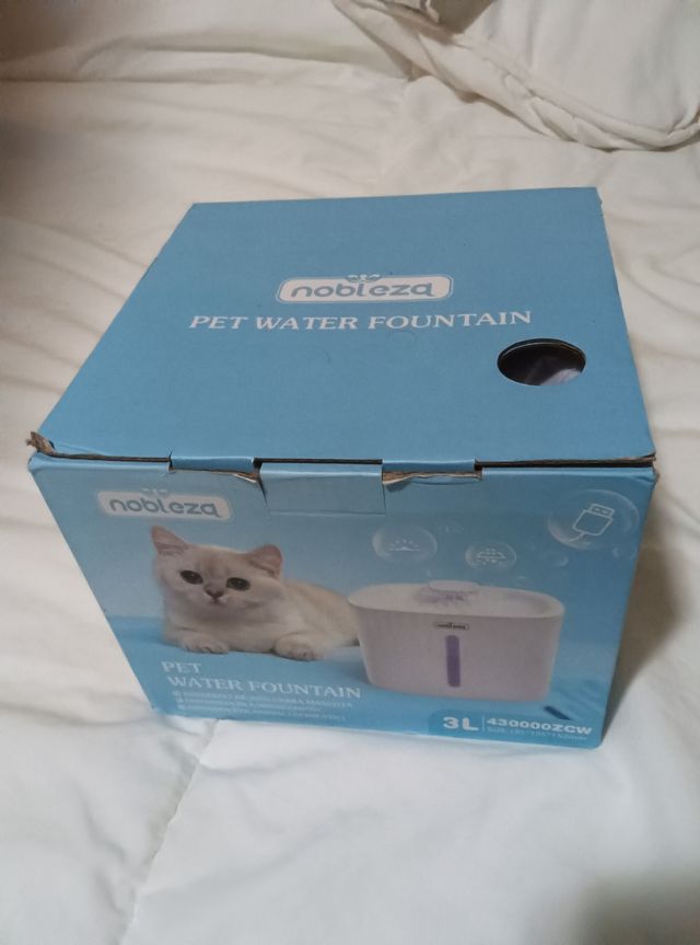 Bebedero automático para gatos 🐱