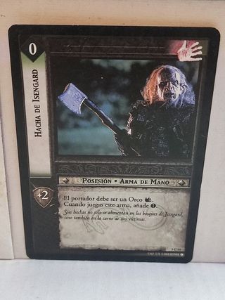 Carta Lord of the Rings Hacha