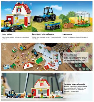 LEGO 60346 City Granero y Animales de Granja NUEVO