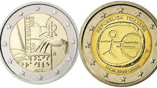 Moneda 2 euros Italia 2009 sc
