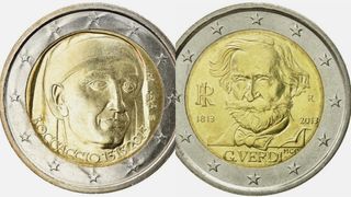 Moneda 2 euros Italia 2013 sc