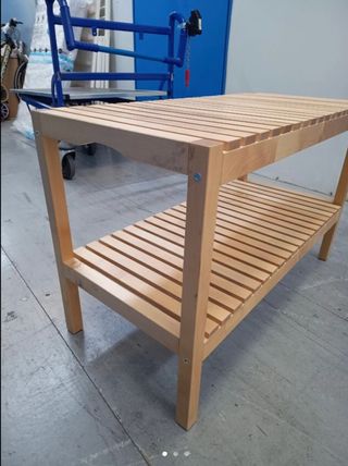 Banco bambú 2 baldas