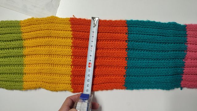 Bufanda y gorro de colores