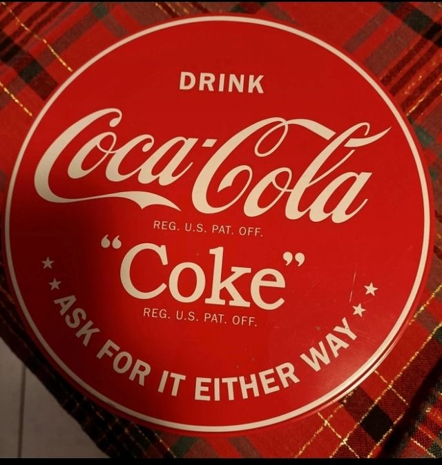 Scatola latta coca cola collezione coke