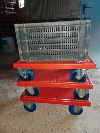 Carretilla transporte cajas