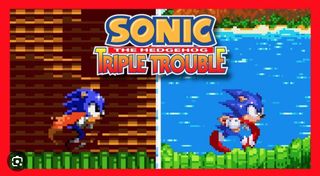"Sonic the Hedgehog Triple Double" GAME GEAR