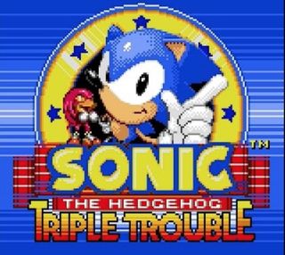 "Sonic the Hedgehog Triple Double" GAME GEAR