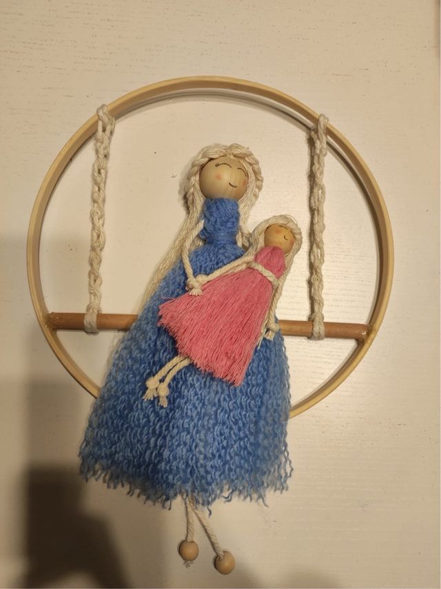 Adornos macrame artesanos