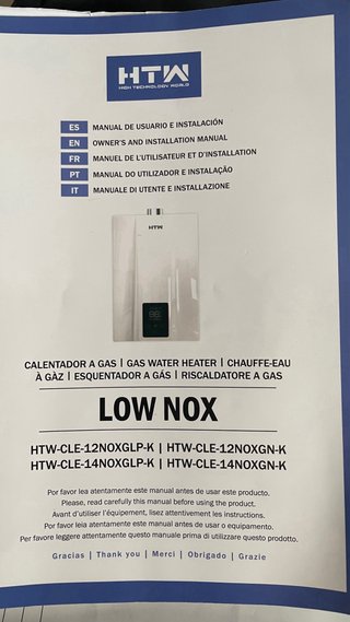 calentador de gas butano y ciudad