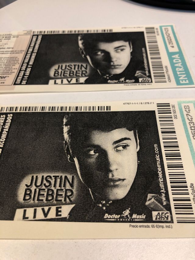 Entradas antiguas Justin Bieber