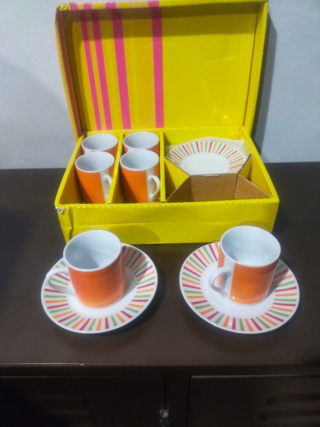 Juego de 6 tazas de cafe