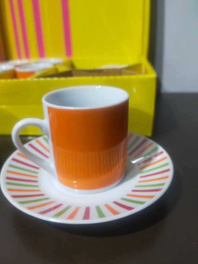 Juego de 6 tazas de cafe