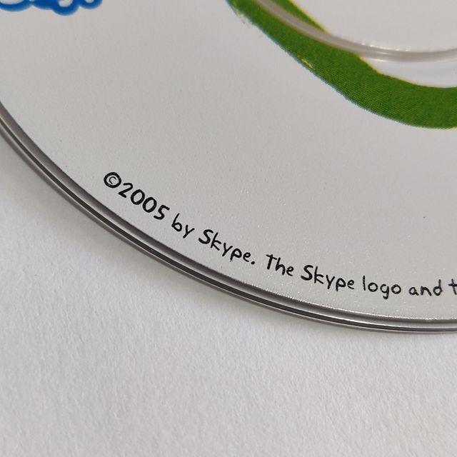 Skype Mini CD Vintage primi anni 2000 Raro come nu