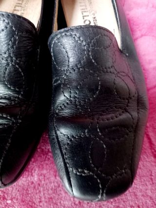 Mocasines Piel "PITILLOS" Talla 35 BILBAO 