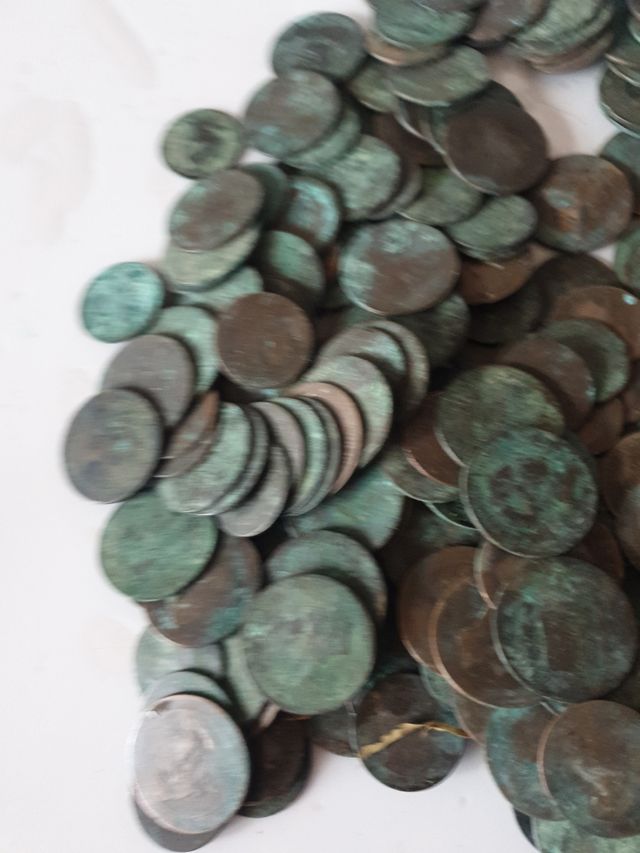 monedas de cobre