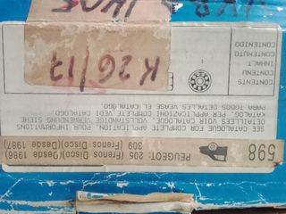 Buje  rueda SFK a estrenar,para Peugeot 205-309.cu