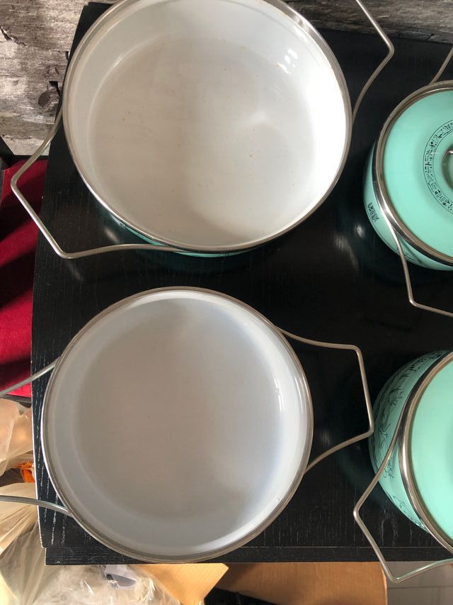 pentole anni 70 mai utilizzate complete