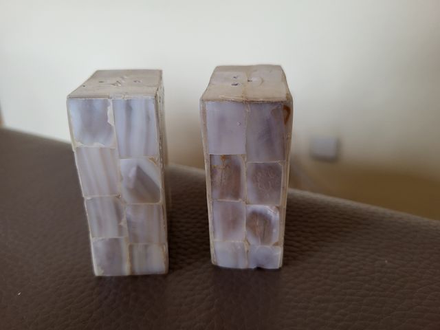 Saliera e pepiera Pearly