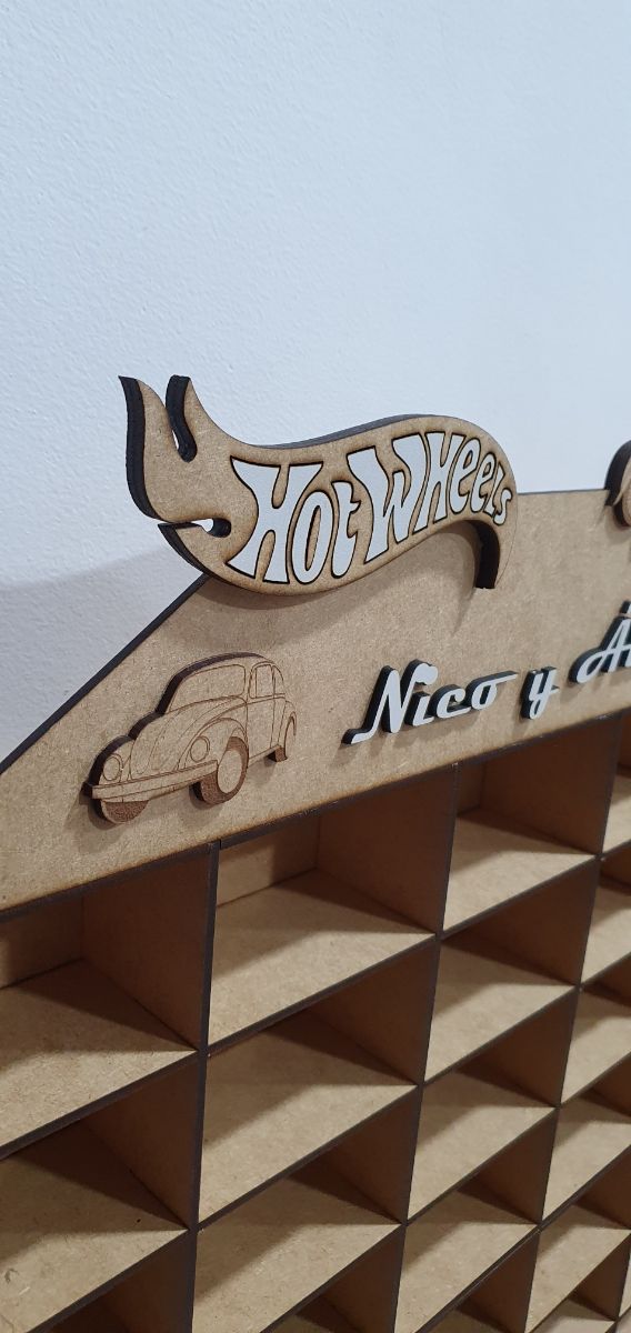 Espositore per auto Hot Wheels personalizzabile