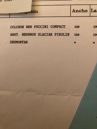 Canapé + Colchón Pikolin 150x190