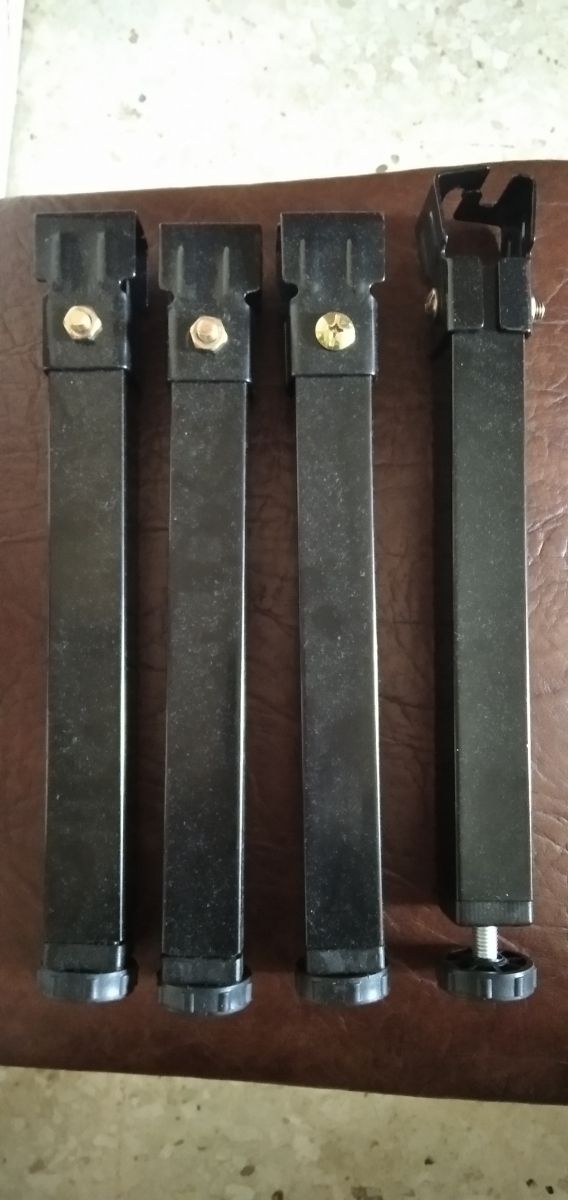 Juego patas regulables de somier