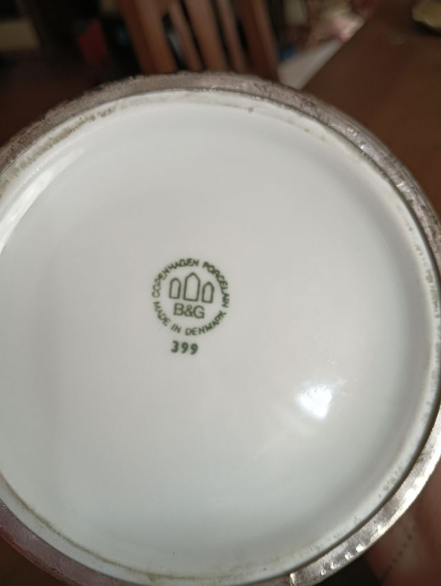 Portacandela porcellana danese