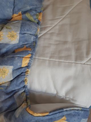 Edredón para cama de 90 cm y funda cojín