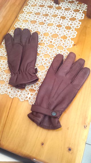 MUY BUENOS! Ocasión guantes piel t. M-L 