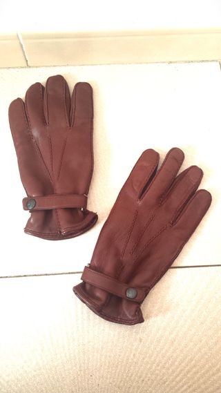 MUY BUENOS! Ocasión guantes piel t. M-L 