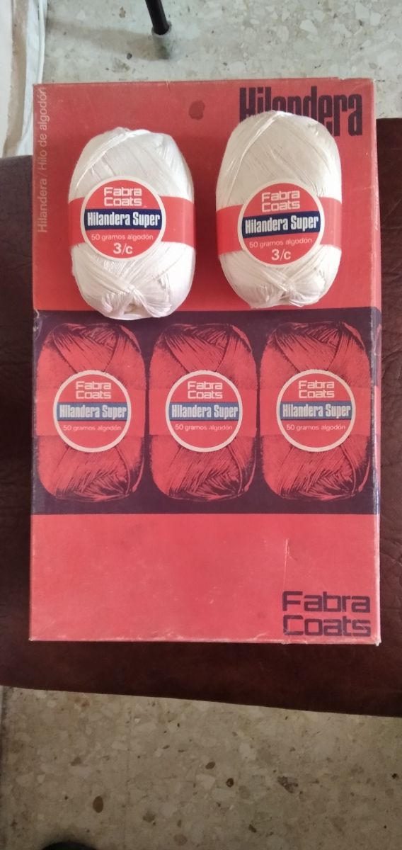 Ovillos algodón Hilandera Súper 3/C