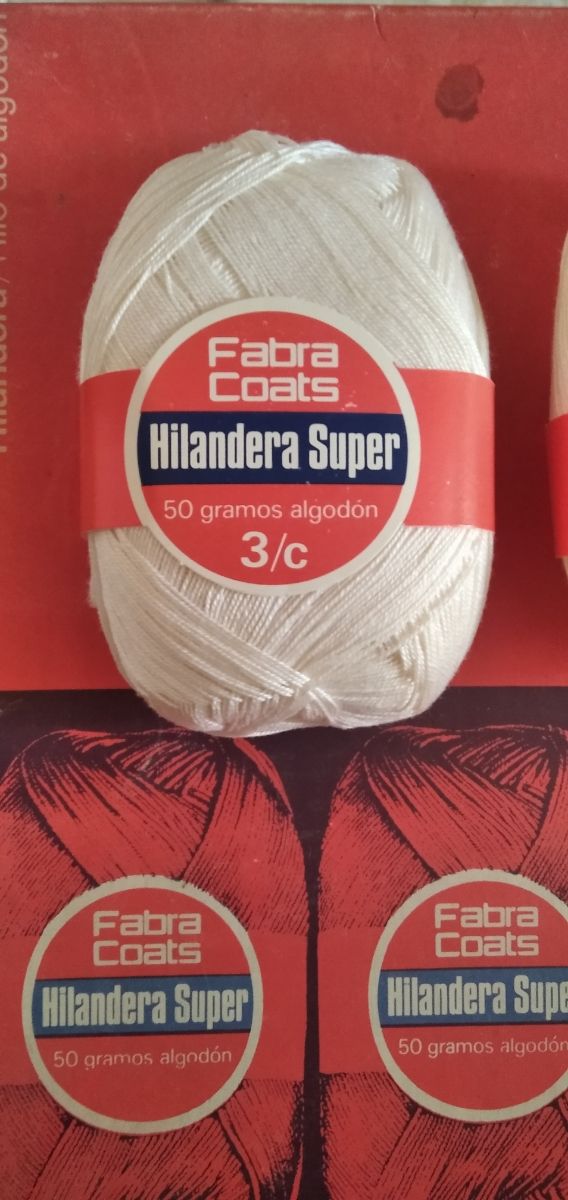 Ovillos algodón Hilandera Súper 3/C