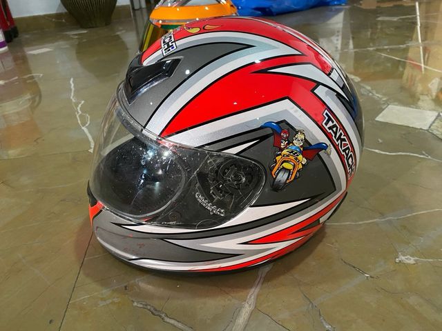casco moto talla S