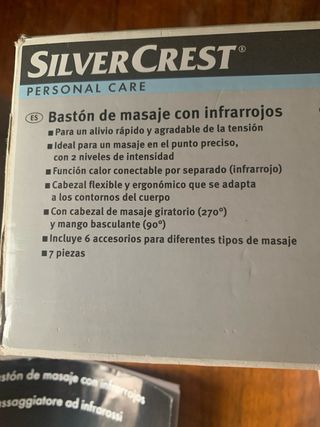 Baston masaje con infrarrojos