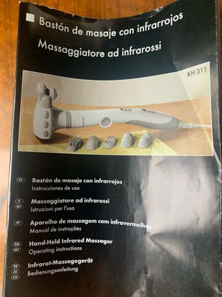 Baston masaje con infrarrojos