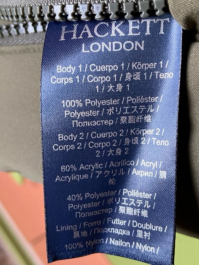 Chaleco HACKETT LONDON 100% Original 13/14 años