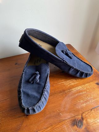 Mocasines azul marino