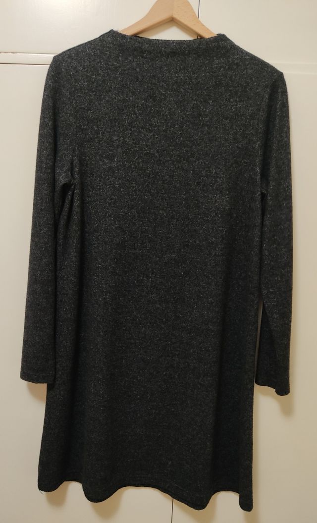 Vestido punto ONLY gris NUEVO 40-42