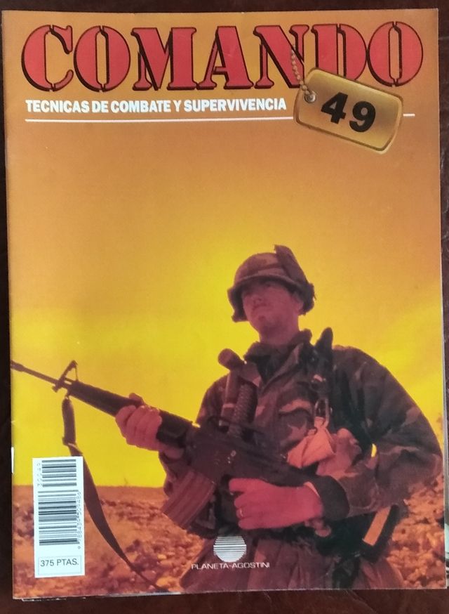 Cuatro fasciculos revista COMANDO