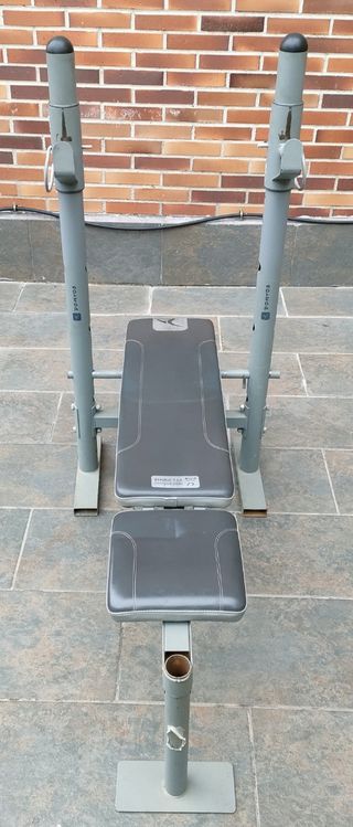 Banco pesas plegable multiusos Decathlon 