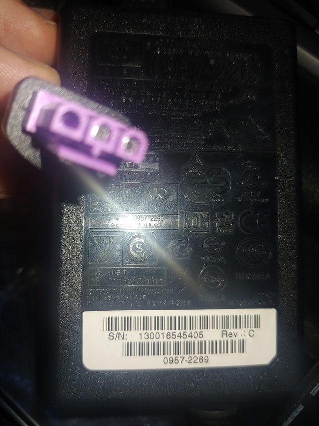 Cargador impresoras HP. Modelo 0957-2269